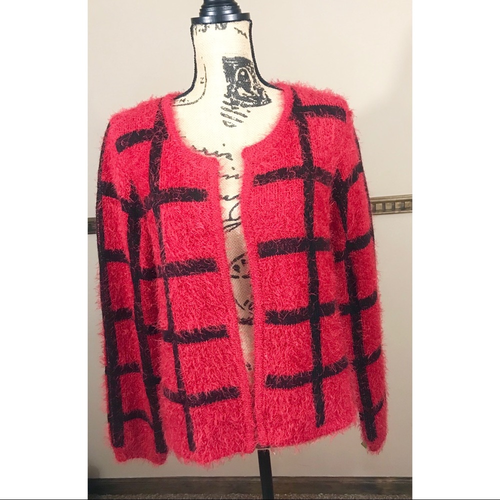 NY Collection Cardigan Sweater